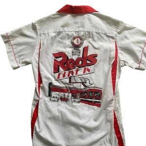 Dollywood Red’s Drive-In Short Sleeve Shirt Mens Small
